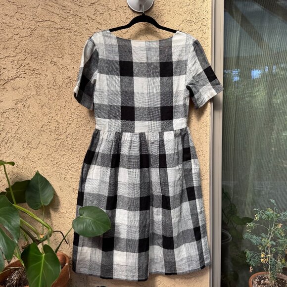 Piper and Scoot Plaid Midi Dress - Picture 2 of 5